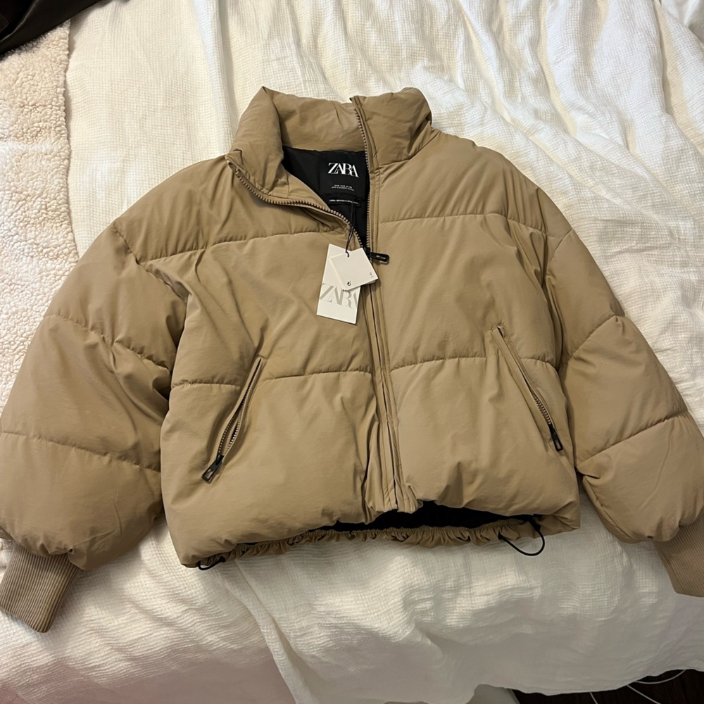 Zara puff bomber jacket NWT